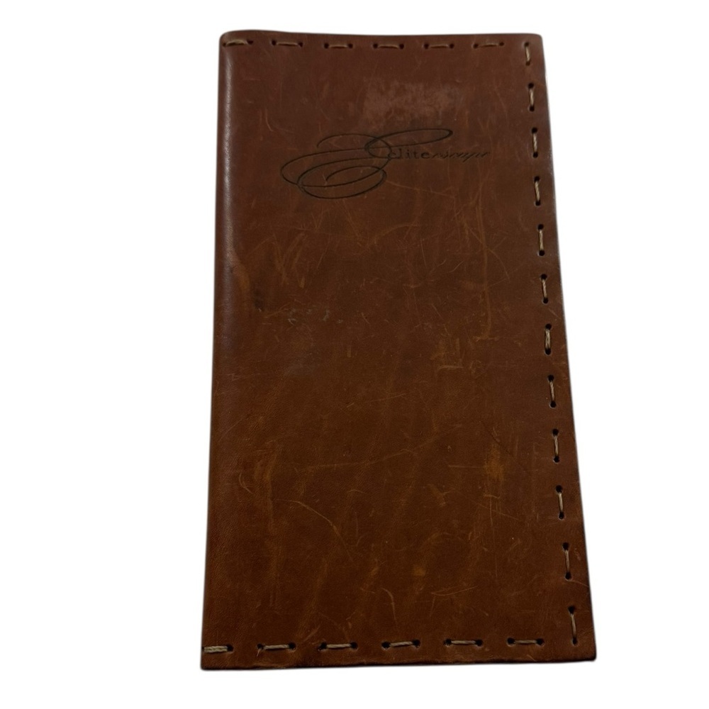 Sundance Elite Escape Hand-Stitched Leather Wallet Brown OS